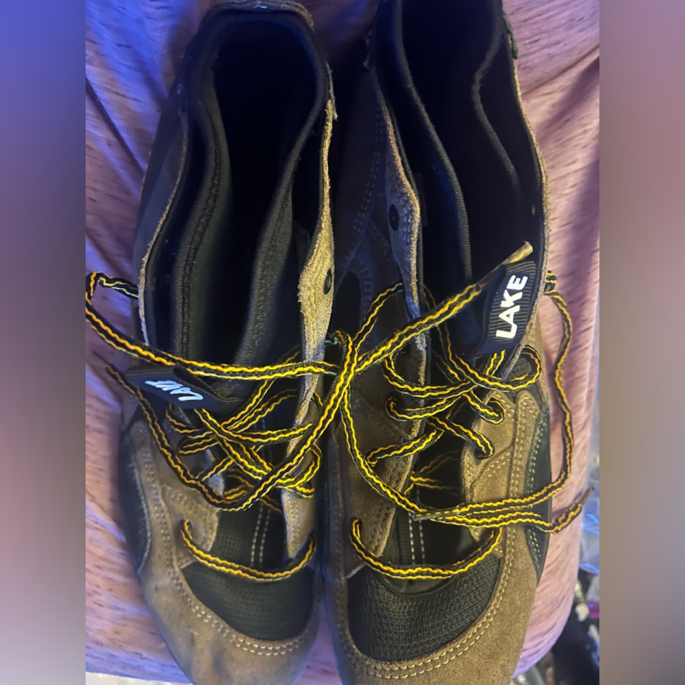 LAKE Brown and Black Cycling & Hiking Boots Excellent condition